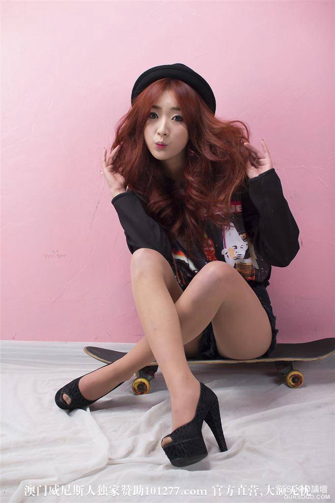 韩国模特  滑板少女[14P]
